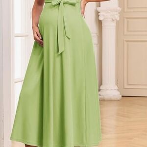 Green Flattering Maternity Dress